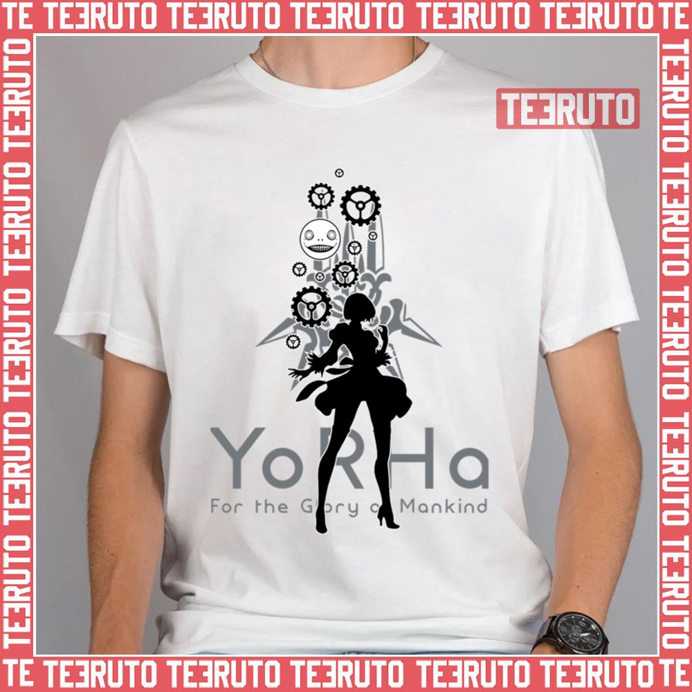 Yorha Black And White Nier Automata Unisex T-Shirt