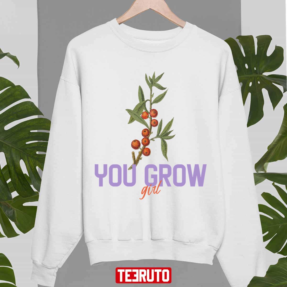 You Grow Girl Vintage Botanicals Unisex Sweatshirt