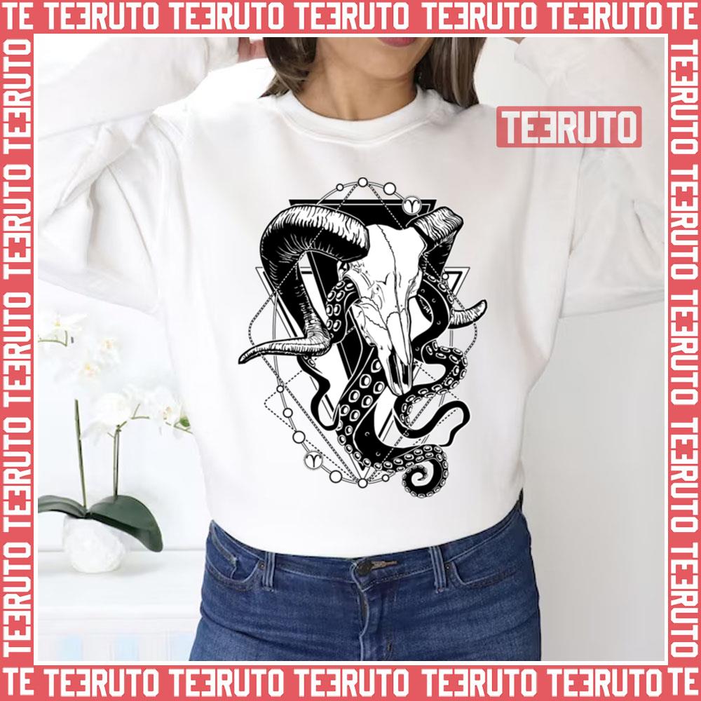Zodiac Dead Aries & Tentacles Unisex Sweatshirt
