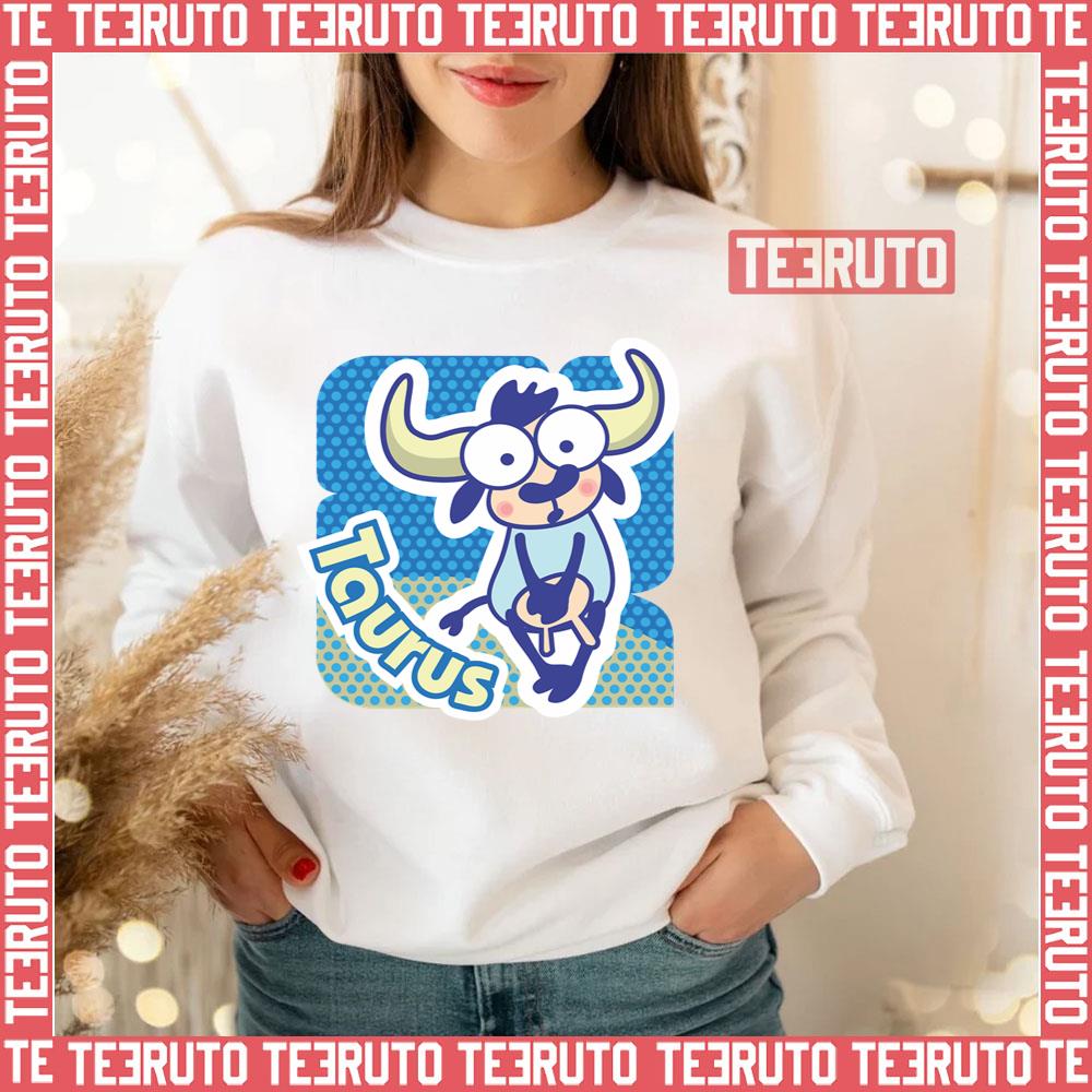 Zodiac Sign Test Taurus Cute Chibi Unisex Sweatshirt