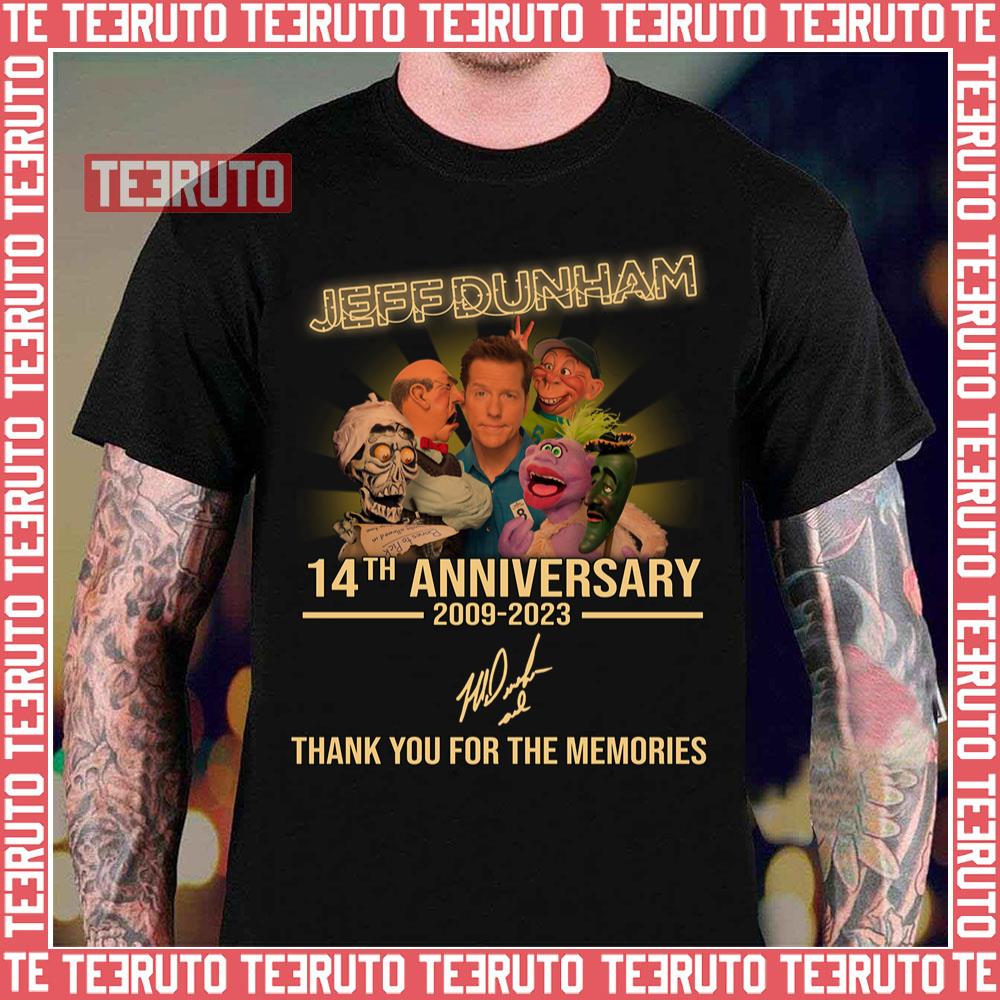 14th Anniversary 2009 2023 Thank You For Memories Signatures Unisex T-Shirt