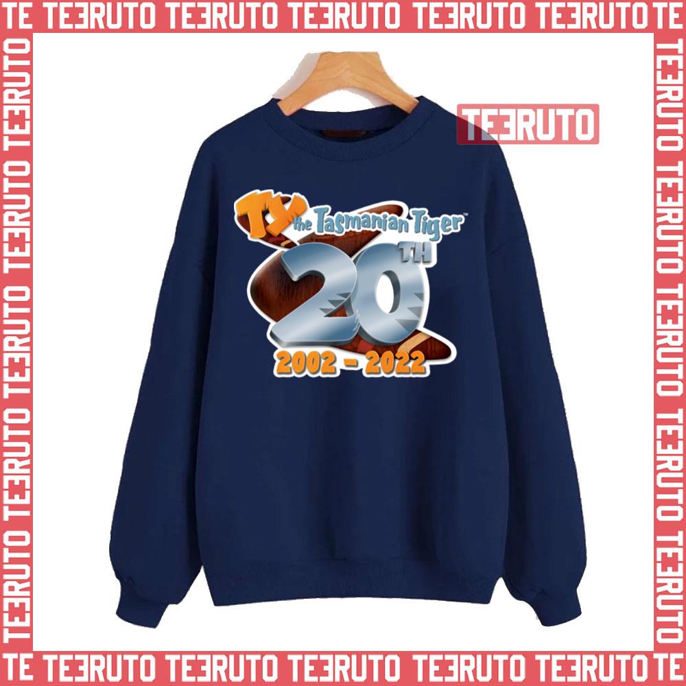 20 Years Of Ty The Tasmanian Tiger Unisex Sweatshirt