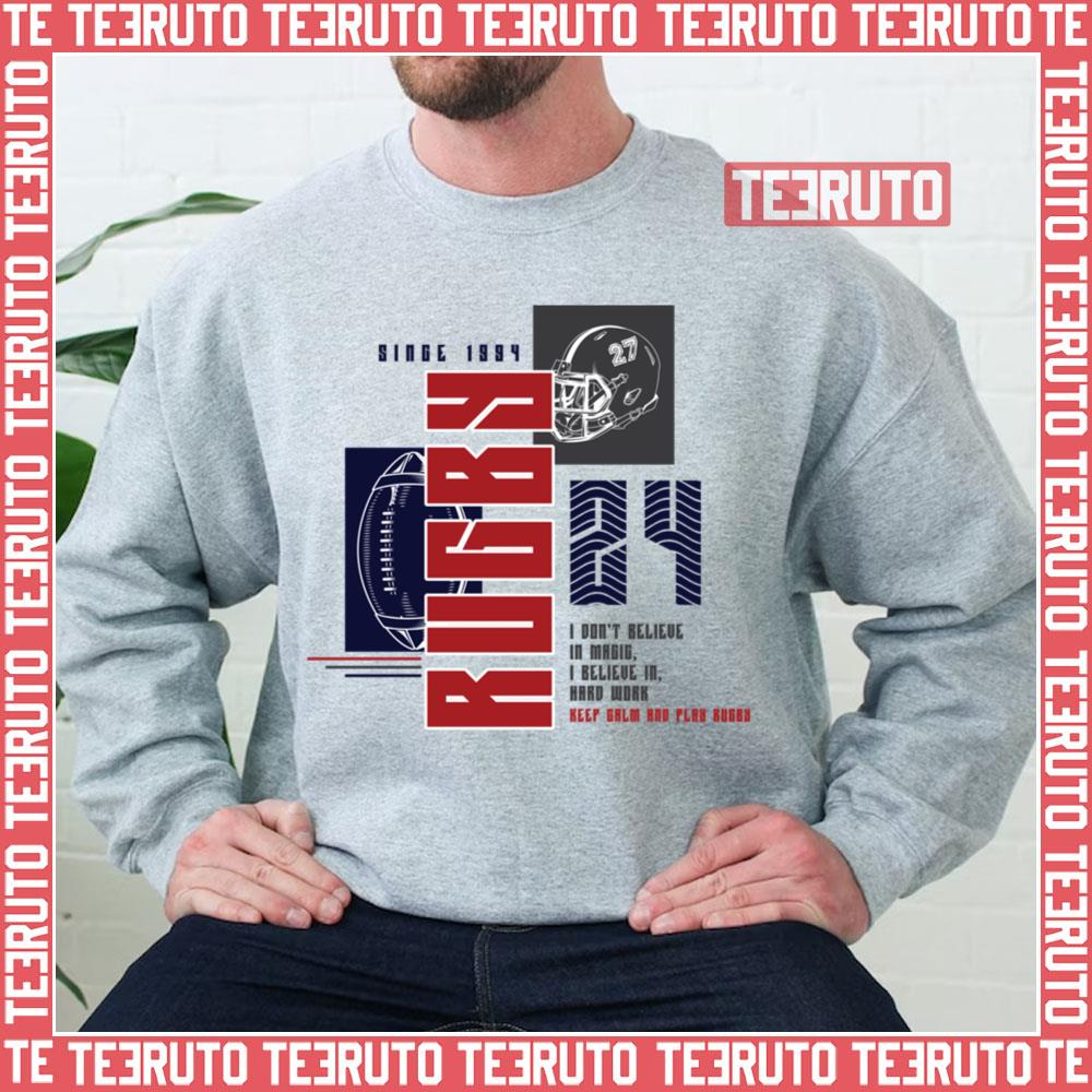 24 Magic Quote Graphic Rugby Unisex Sweatshirt