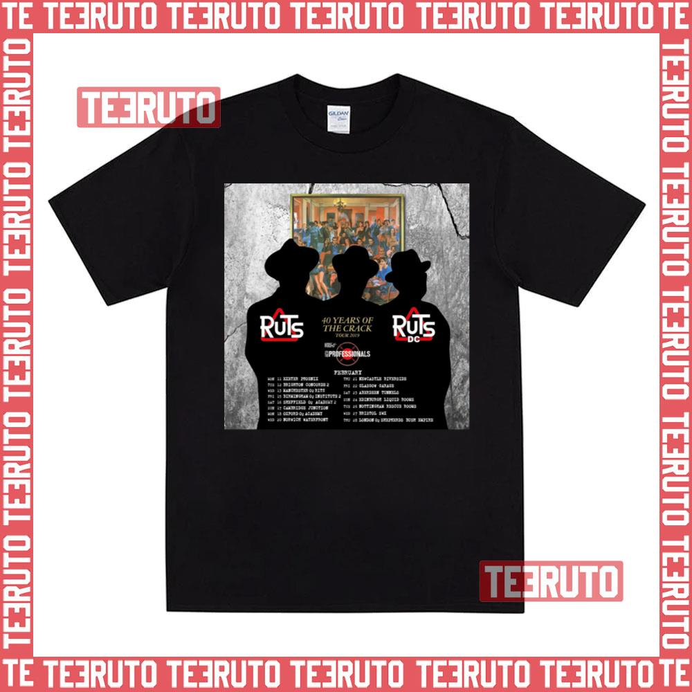 40 Years Of The Crack New Tour Date The Ruts Unisex T-Shirt