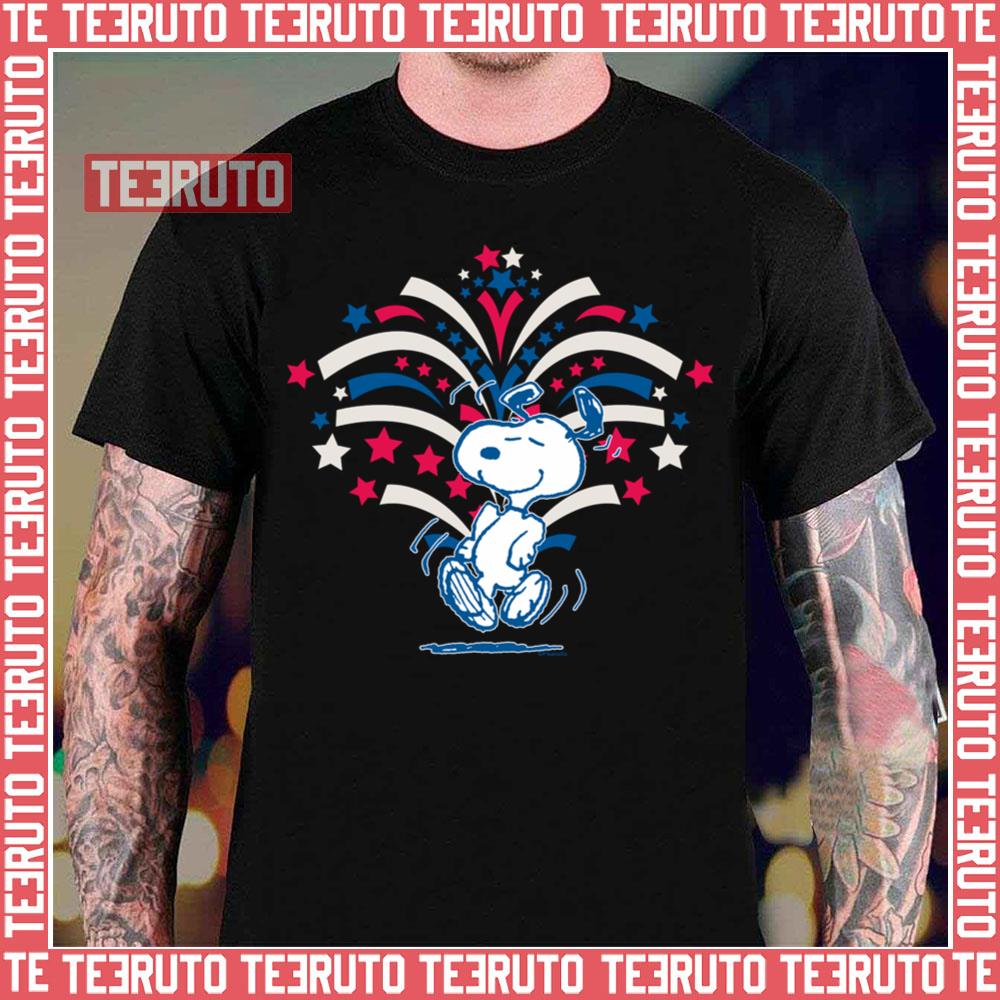 4th Of July Dance Peanuts Snoopy Unisex T-Shirt