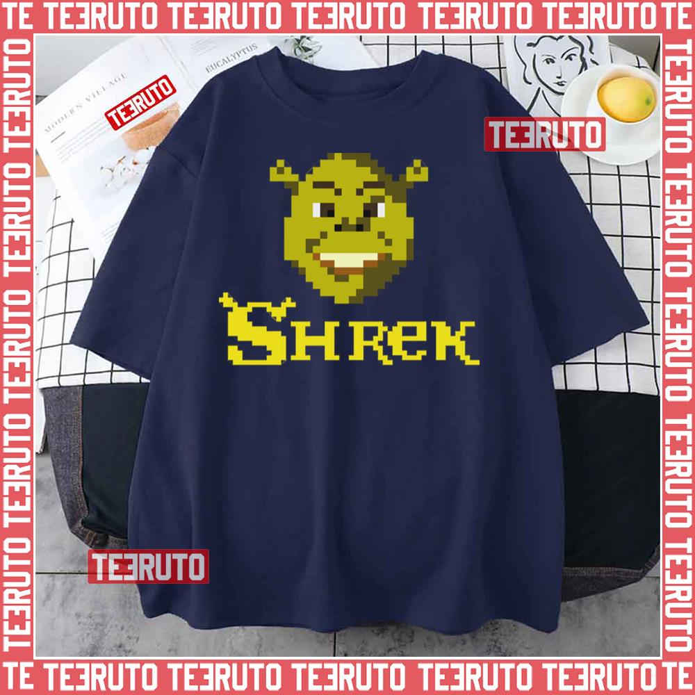 8bit Shrek Design Unisex T-Shirt