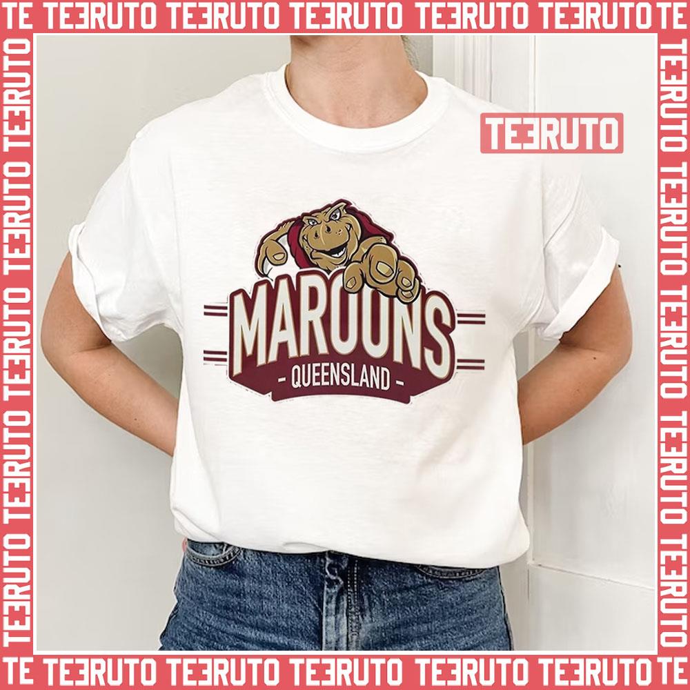 90s Logo Rugby Queensland Maroons Unisex T-Shirt