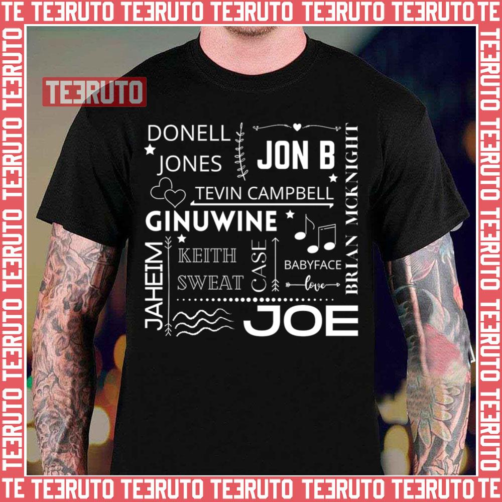 90s R And B Black Male Singing Icons Ginuwine Unisex T-Shirt