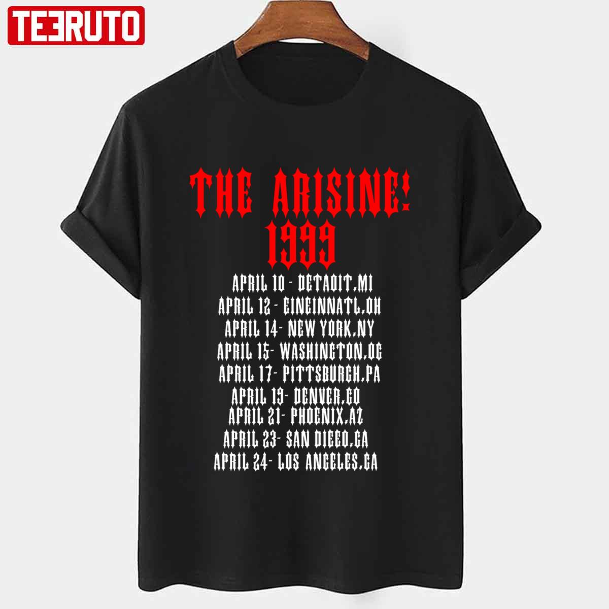 90s Rare Smashing Pumpkins The Arising Tour Vintage Concert Unisex T-Shirt