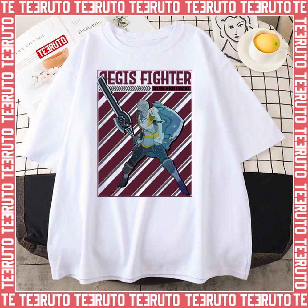 Aegis Fighter Character Blue Protocol Unisex T-Shirt