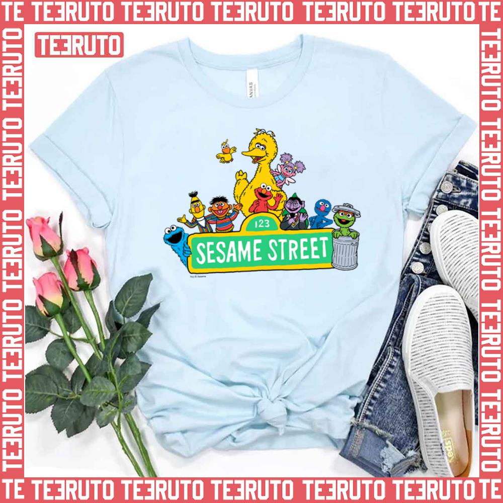 All Around The Sesame Street Sign Baby Unisex T-Shirt