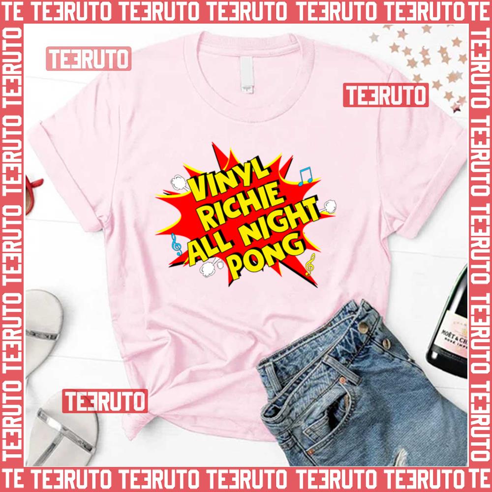All Night Pong Vinyl Richie Unisex T-Shirt