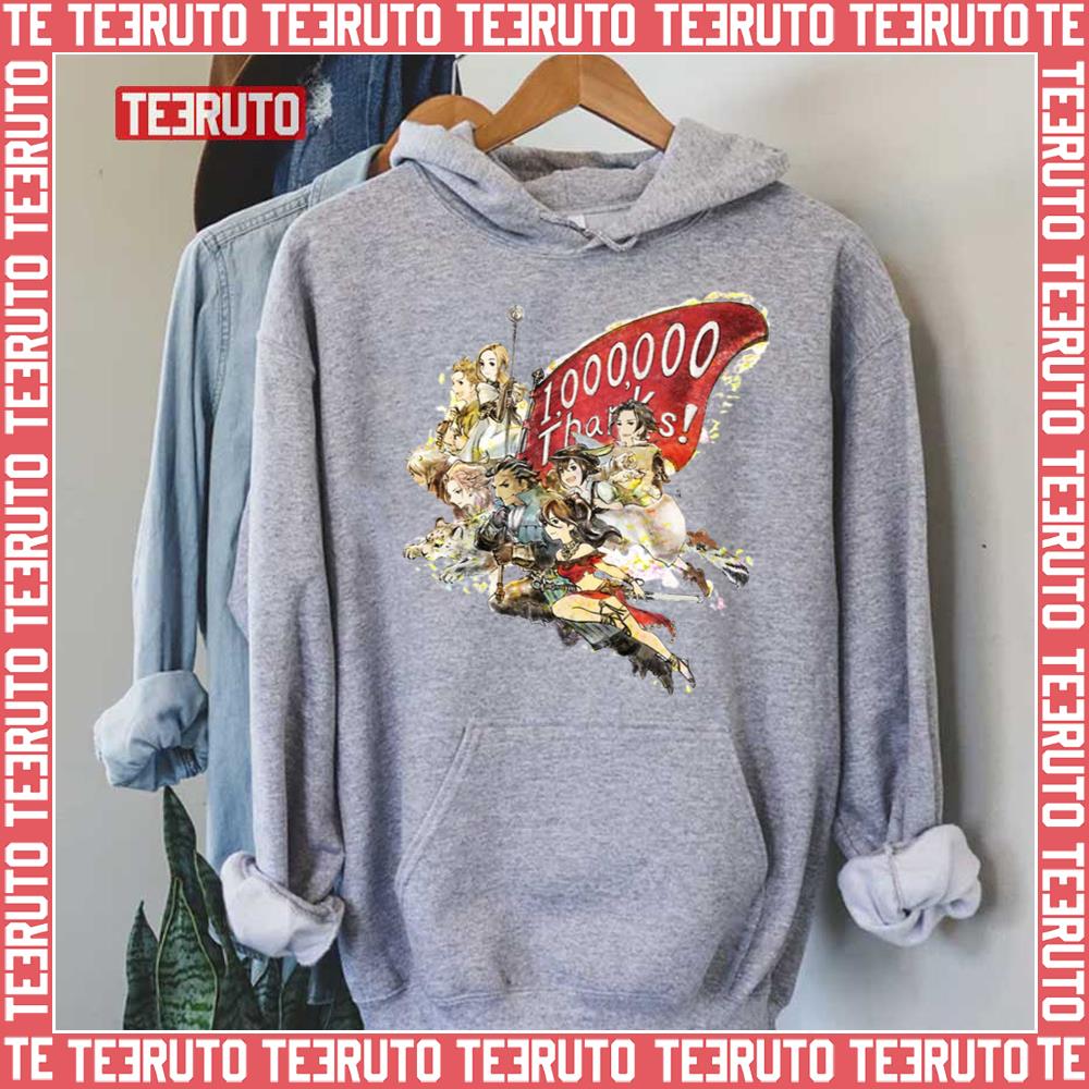 An Original Design Octopath Traveler Characters Unisex Hoodie