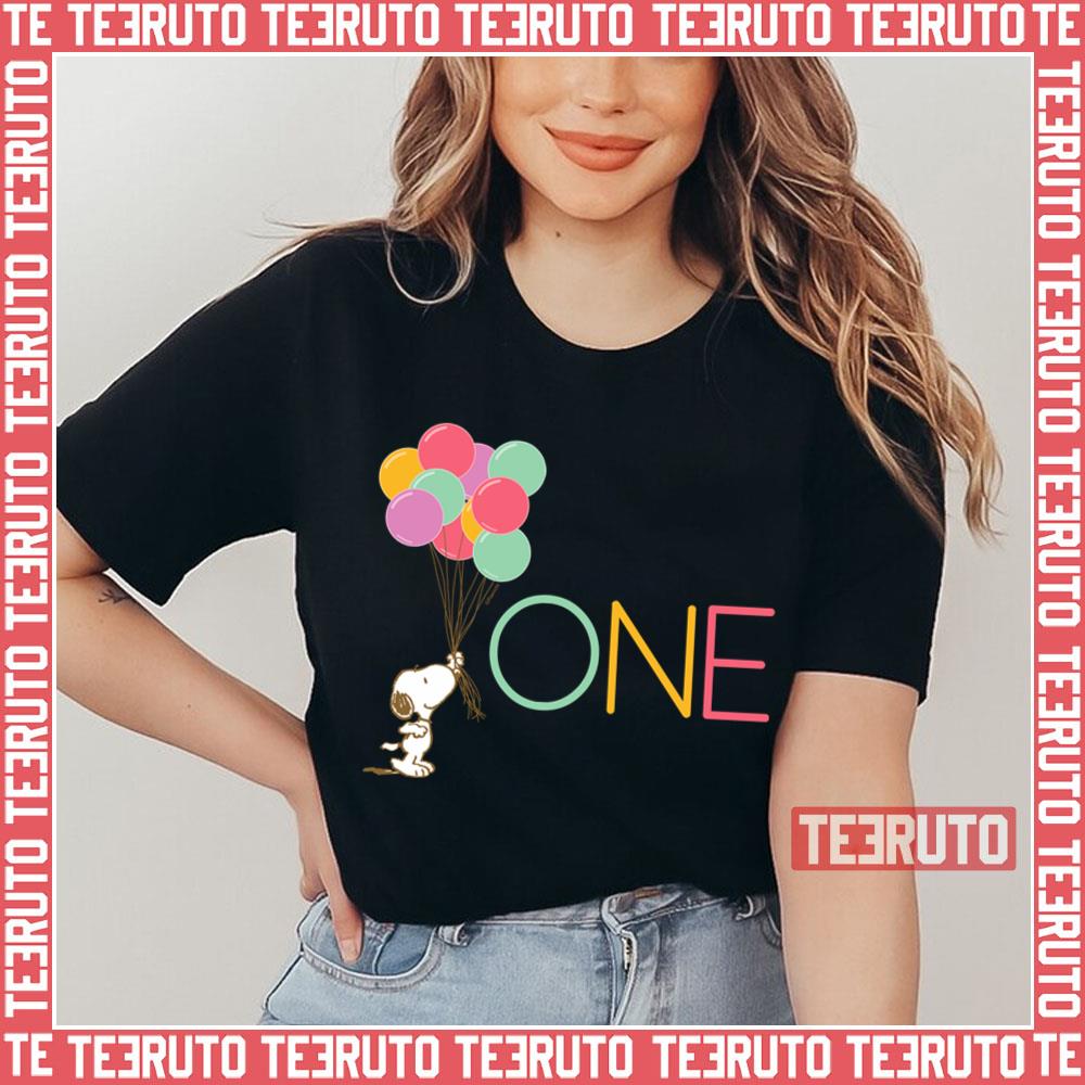 And Balloons 1 Peanuts Snoopy Unisex T-Shirt