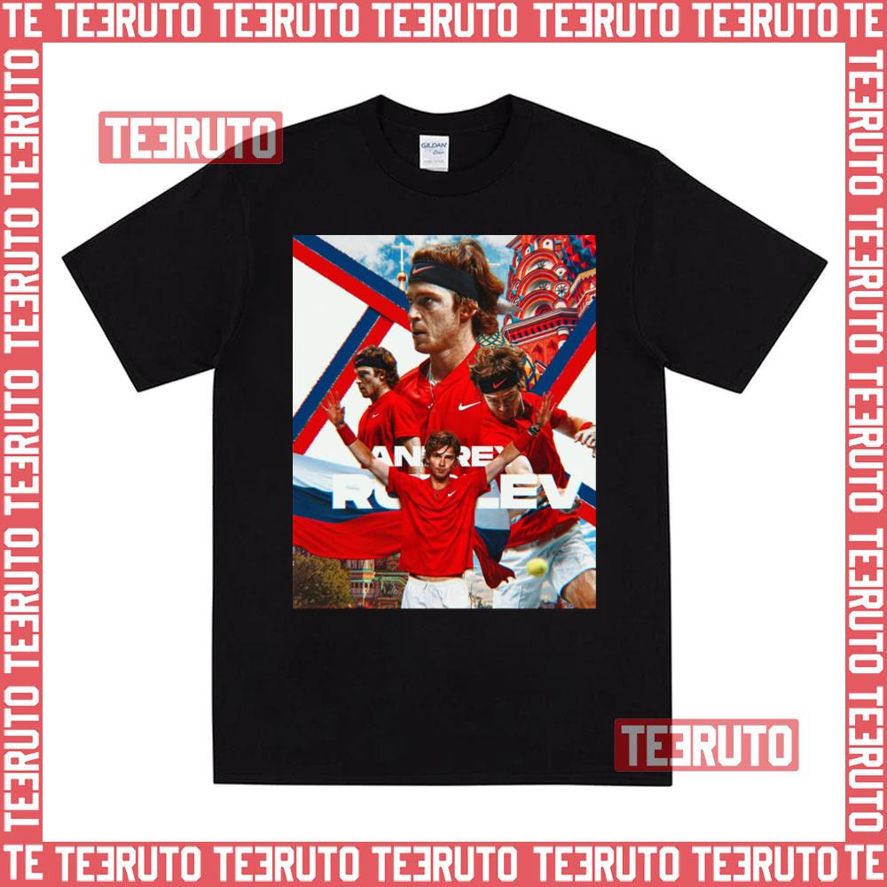 Andrey Rublev Us Tennis Graphic Unisex T-Shirt