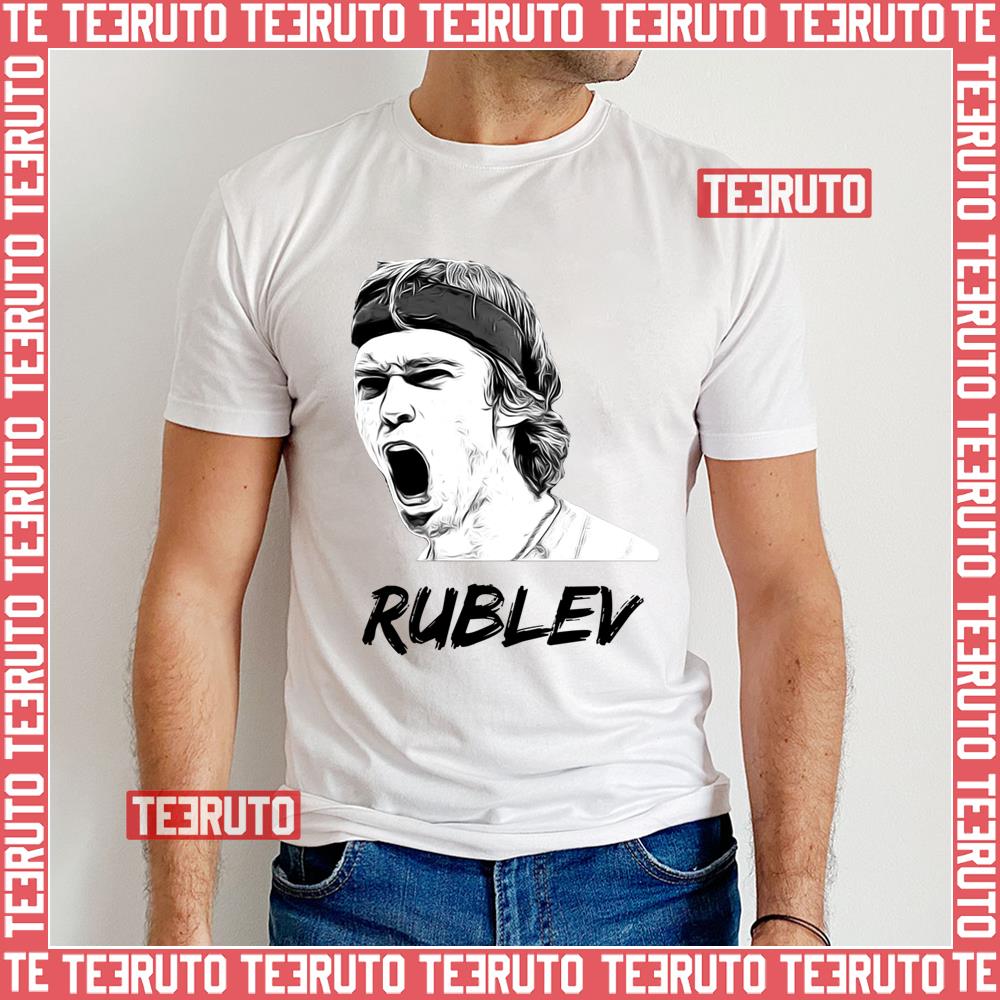 Angry Andrey Rublev Tennis Unisex T-Shirt