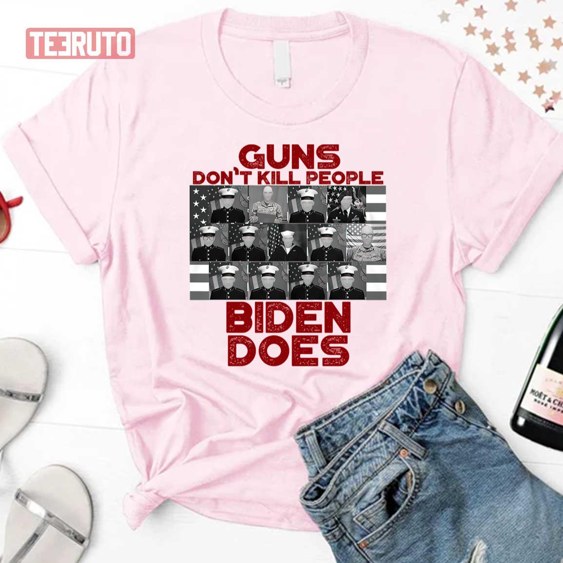 Anti Joe Biden Guns Don’t Kill People Biden Does For Guns Lovers Unisex T-Shirt