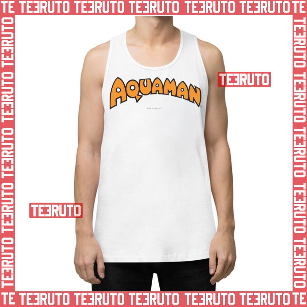 Aquaman Orange Logo Unisex Tank Top