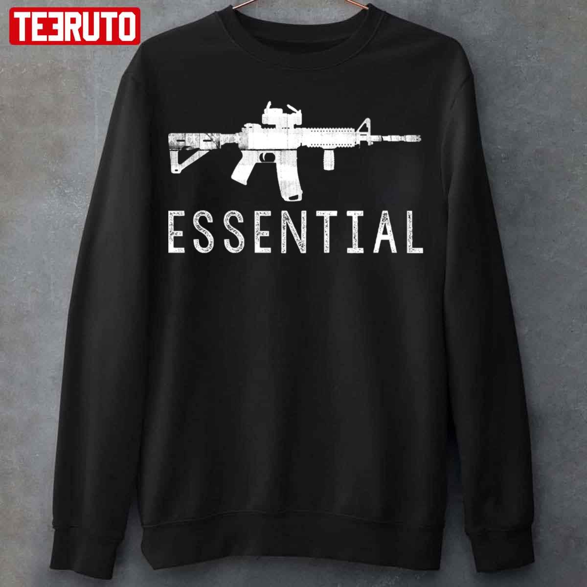 Ar15 White Distressed American Flag Unisex Sweatshirt