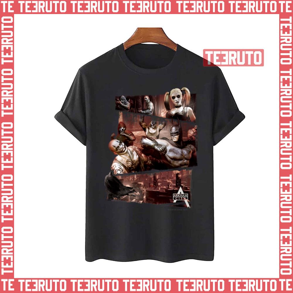 Arkham City Characters Trifold Unisex T-Shirt