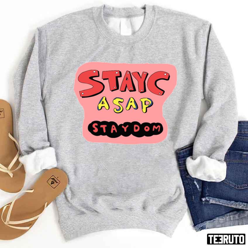 Asap Pink Art Staydom Stayc Unisex Sweatshirt