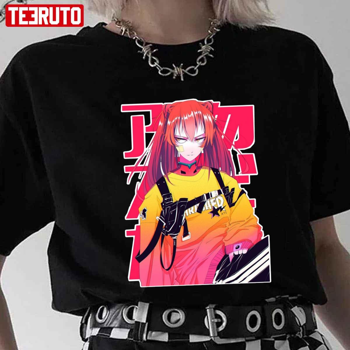 Asuka Langley Evangelion Collection Streetstyle Japanese Artwork Unisex ...