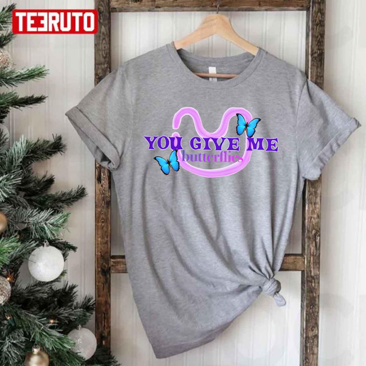 Attention You Give Me Butterflies Newjeans Unisex T-Shirt