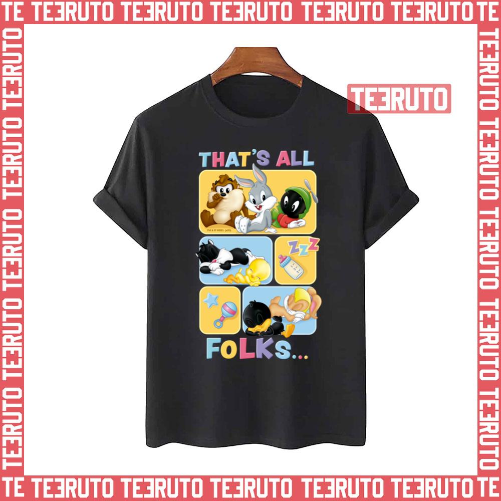 Baby Looney Tunes Characters That’s All Folks Unisex T-Shirt
