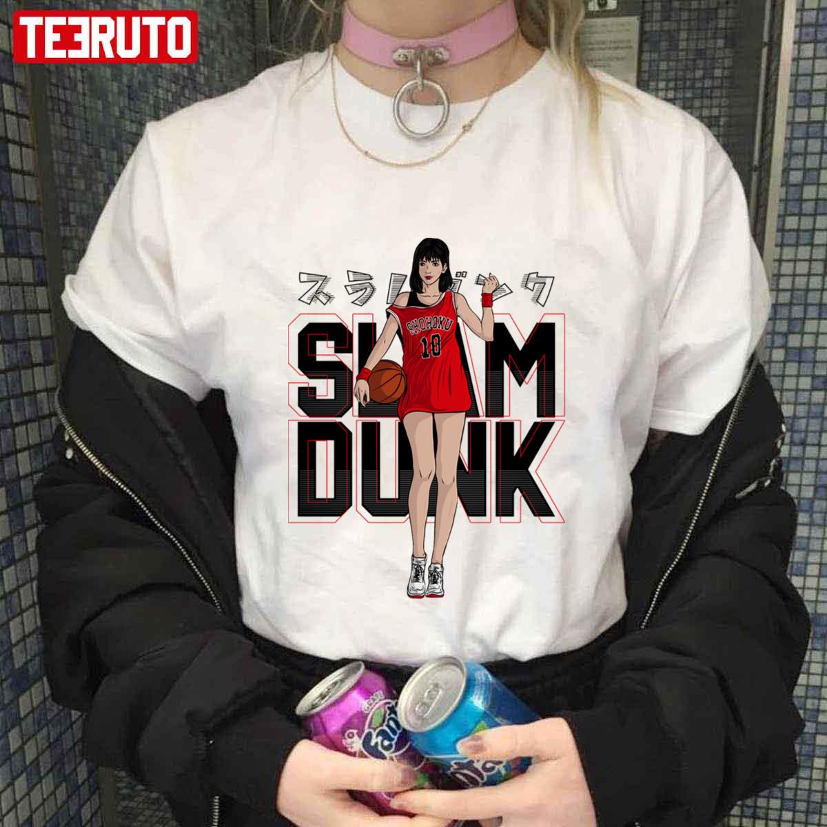 Basketball Girl Slam Dunk Girl Unisex T-Shirt