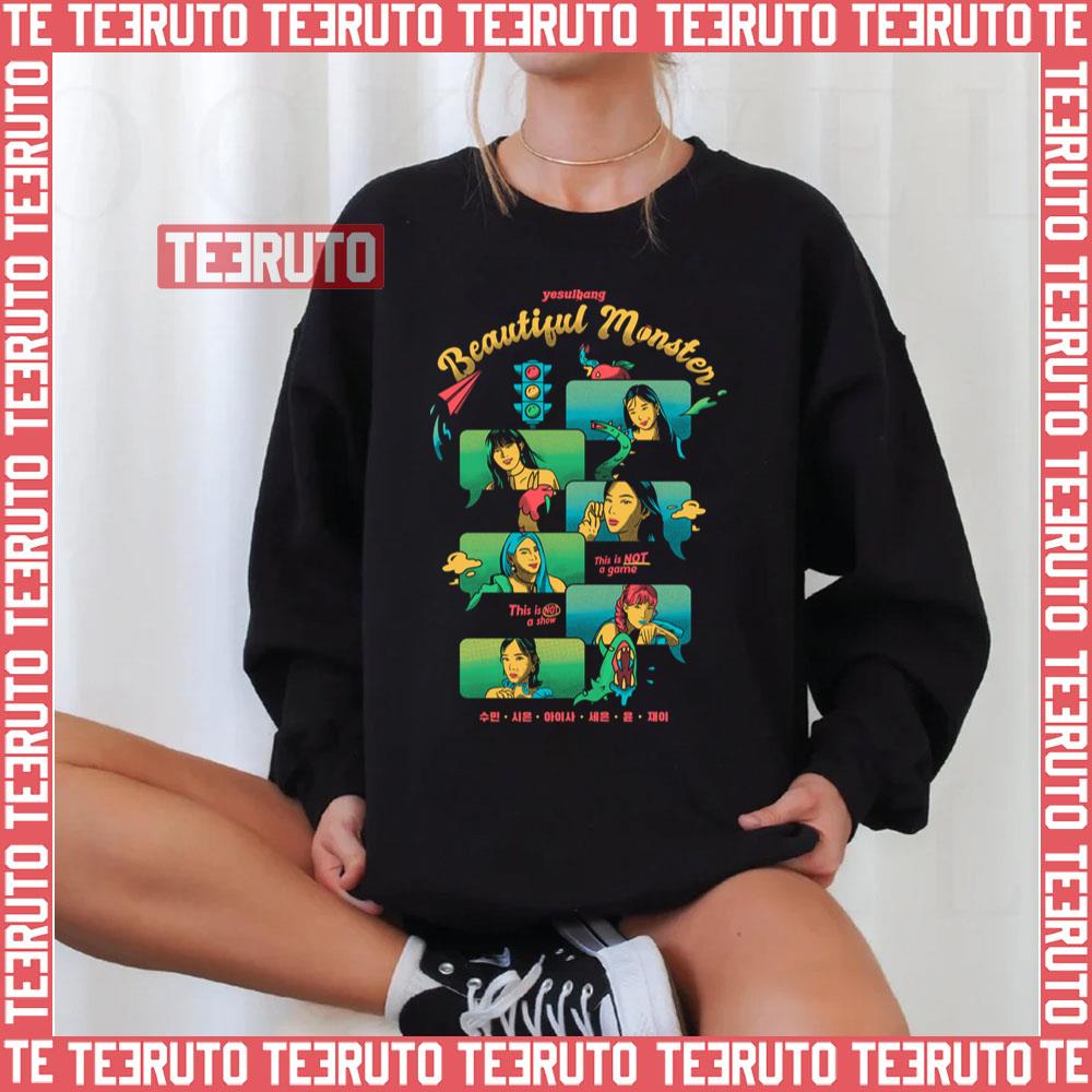 Beautiful Monster Inspired Retro Premium Stayc Band Unisex Sweatshirt