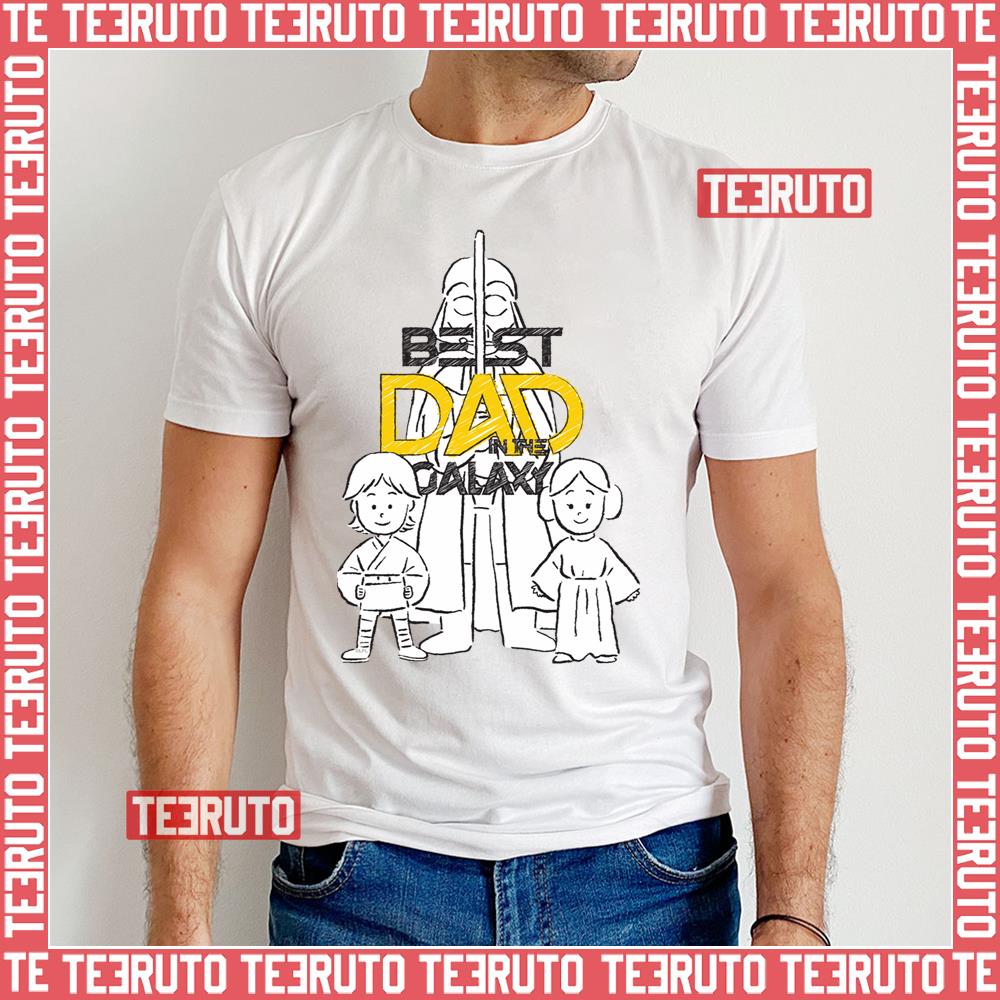 Best Dad In The Galaxy Star Wars Darth Vader Unisex T-Shirt