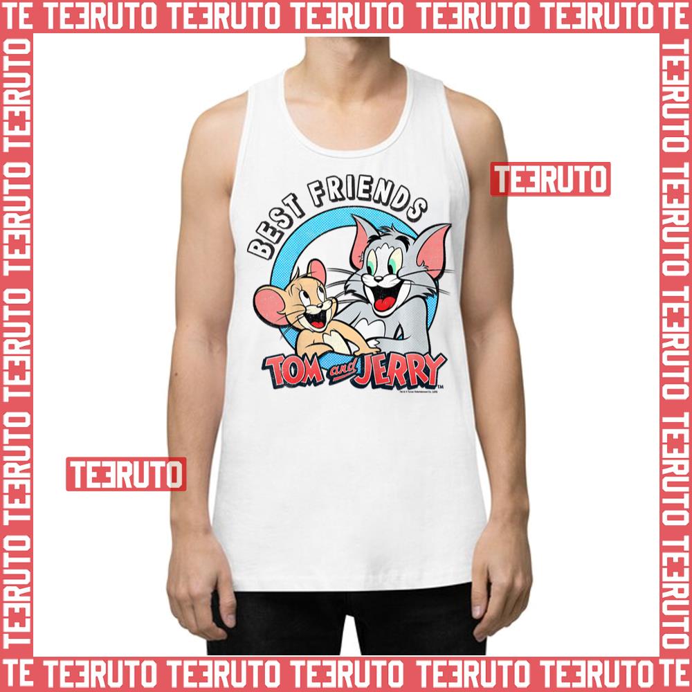 Best Friends Portrait Tom And Jerry Unisex Tank Top