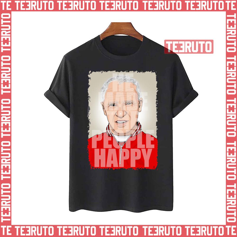 Bill Shankly He Made The People Happy Premium Unisex T-Shirt