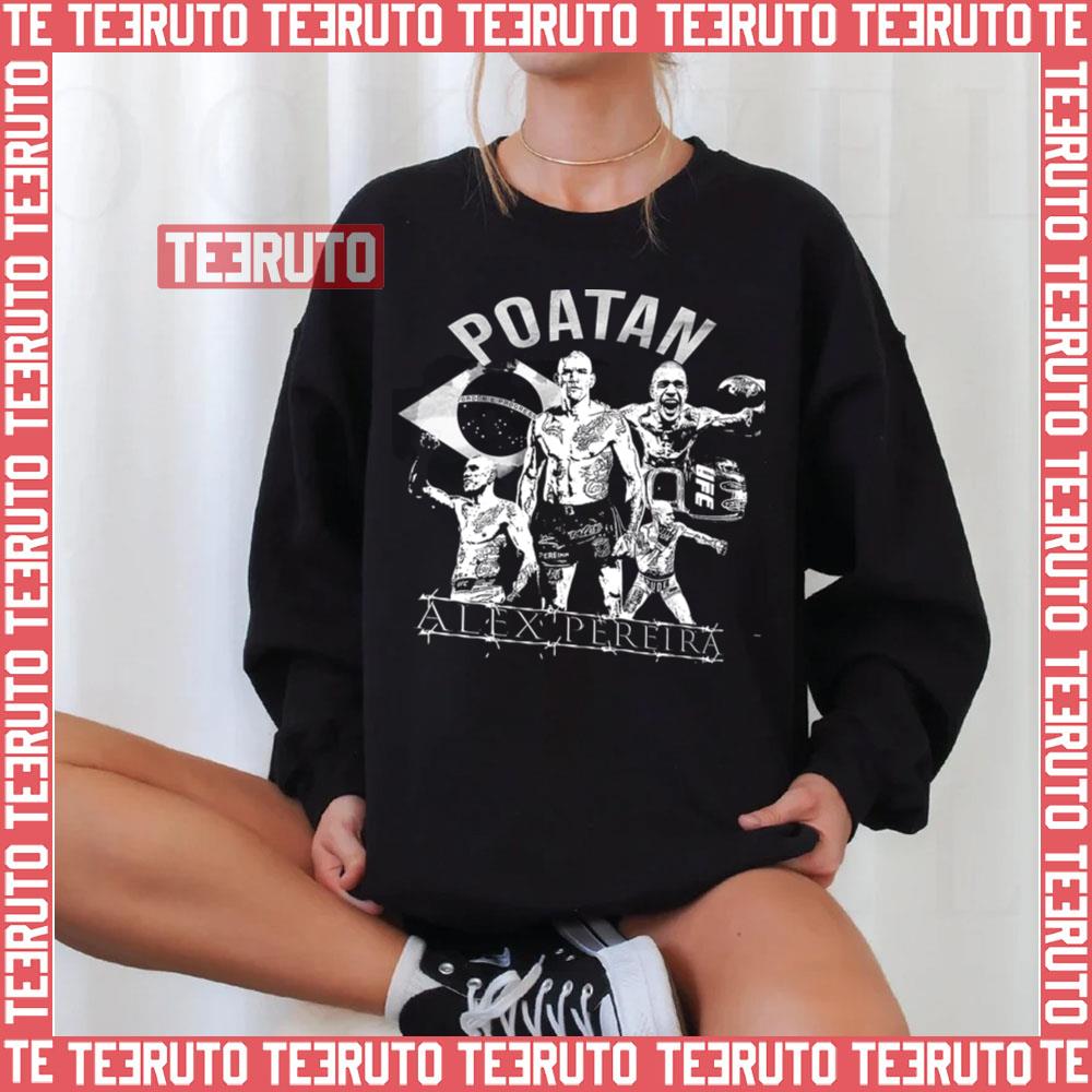 Black Vintage Alex Pereira Unisex Sweatshirt