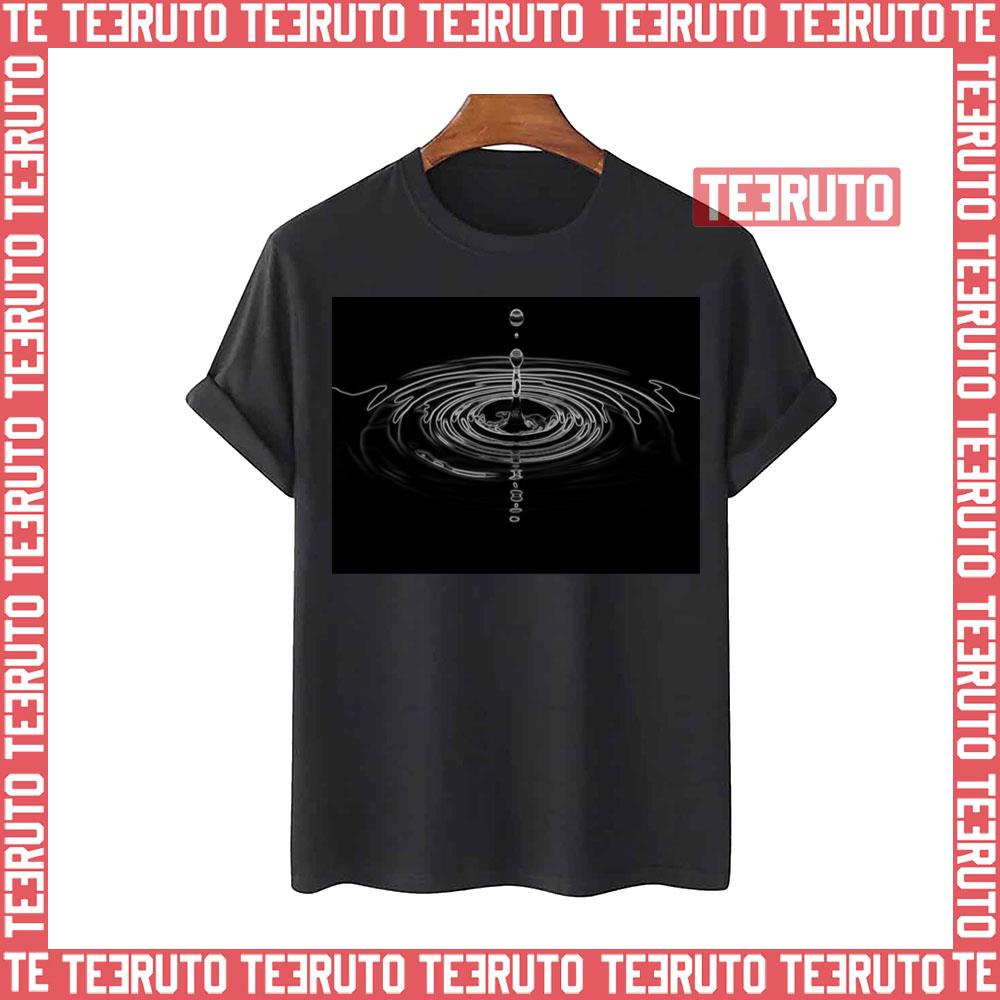 Black Water Drop Black Mirror Unisex T-Shirt
