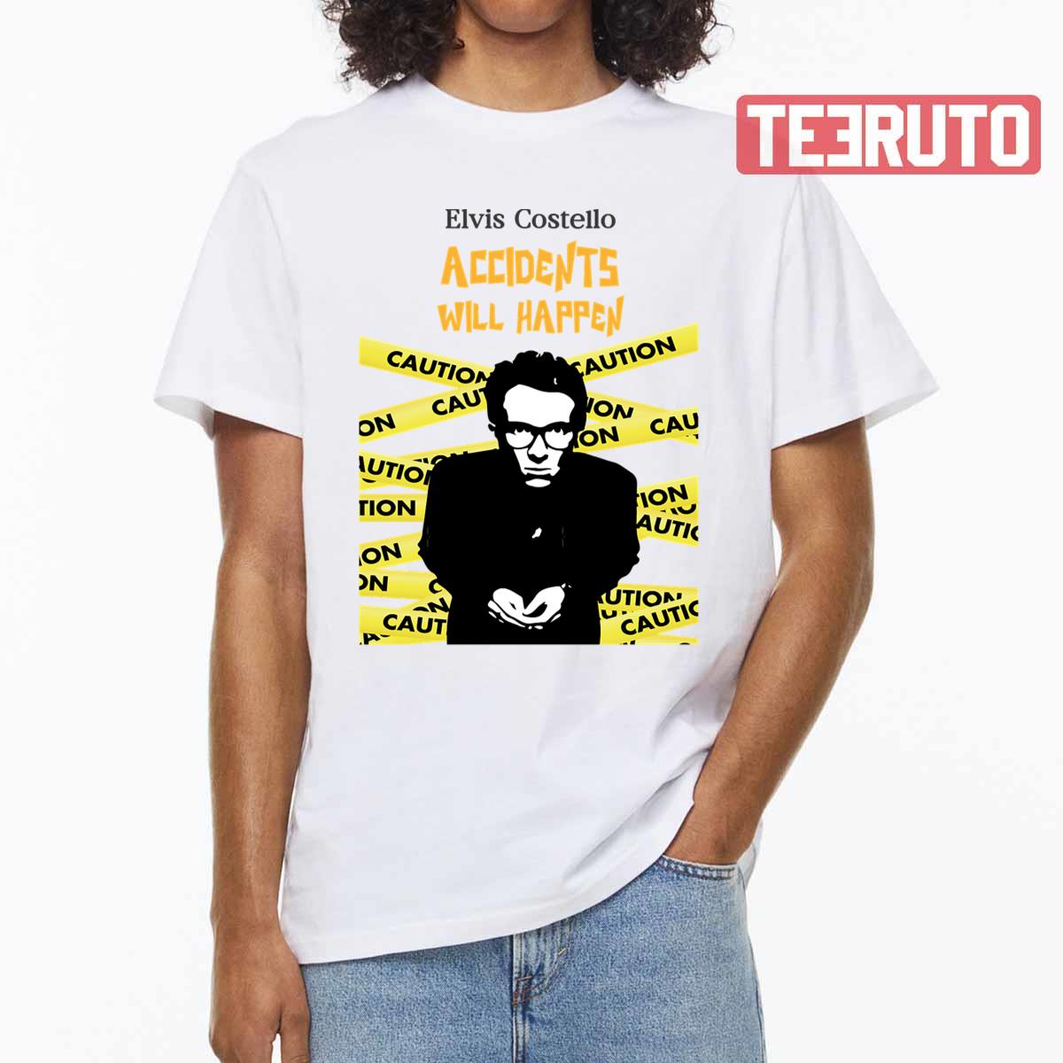 Caution Elvis Costello Clockface 2021 Unisex Tshirt Teeruto