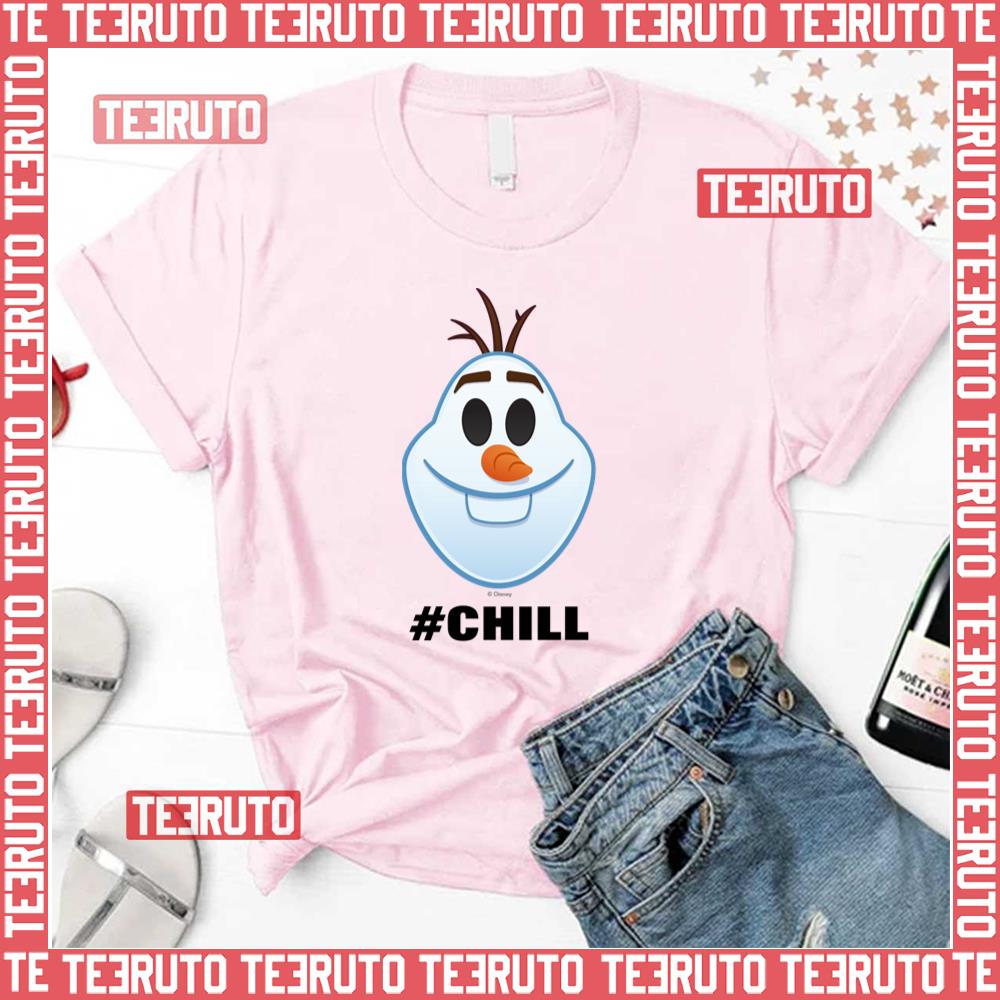 Chill Frozen Emoji Olaf Unisex T-Shirt