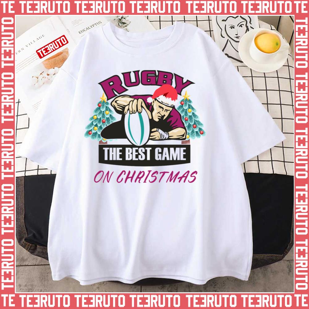 Christmas Funny Meme Rugby Unisex T-Shirt