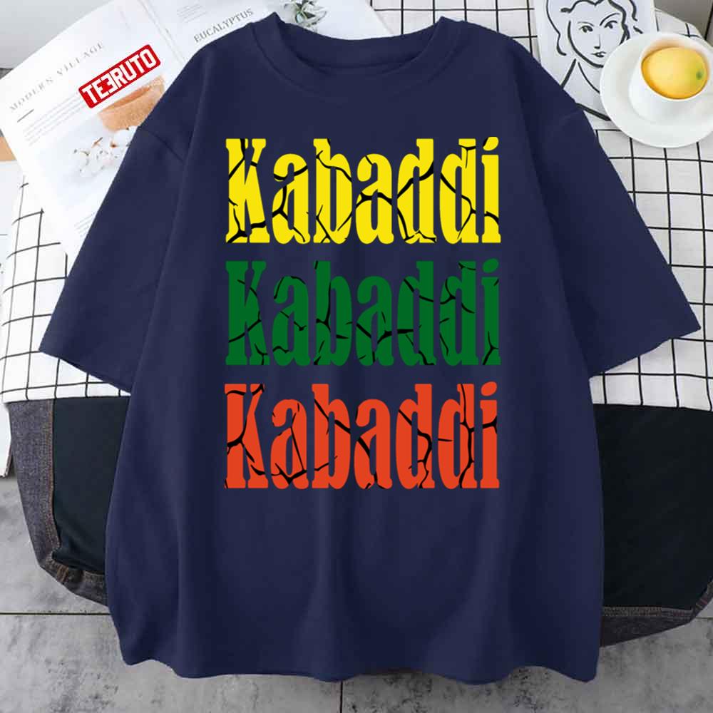 Colored Design Kabaddi Unisex T-Shirt