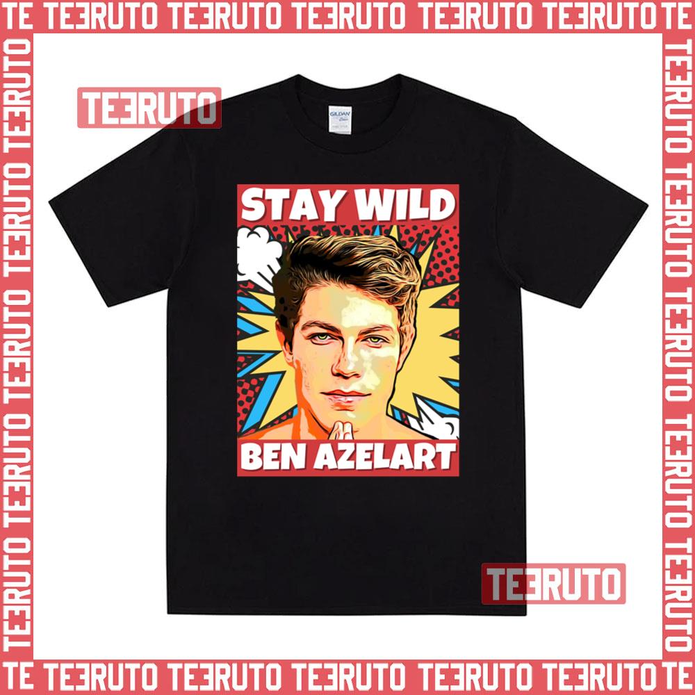 Comic Graphic Stay Wild Ben Azelart Unisex T-Shirt