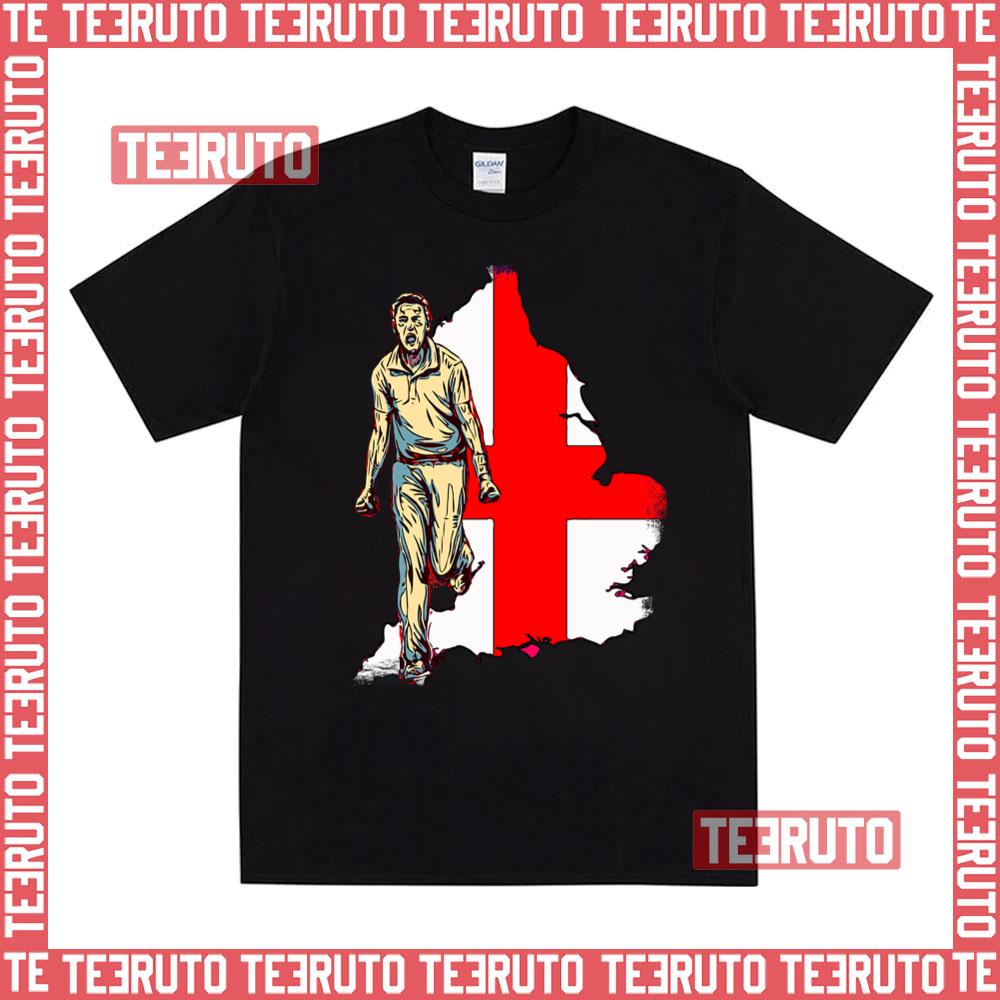 Cricket England Flag Attack Unisex T-Shirt