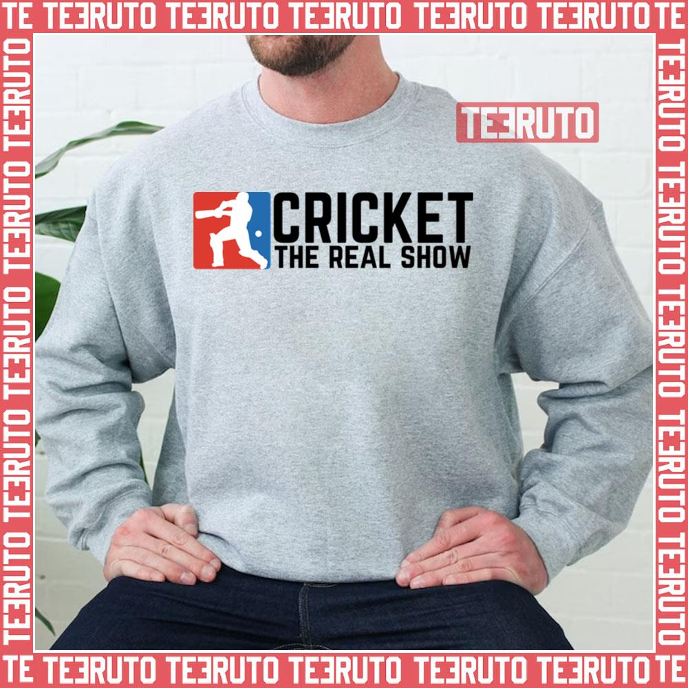 Cricket Not Baseball The Real Show Mlb Parody Logo World Cricket Unisex Sweatshirt