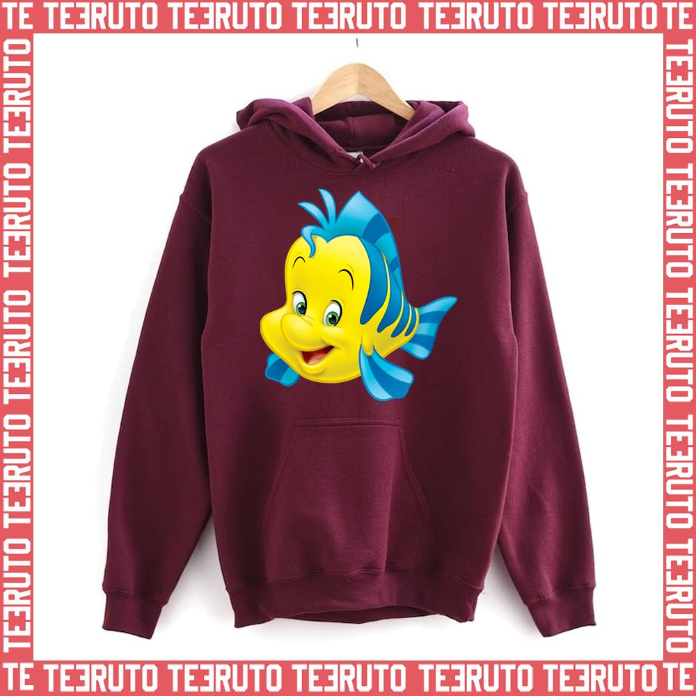 Flounder Little Mermaid Unisex Hoodie Teeruto