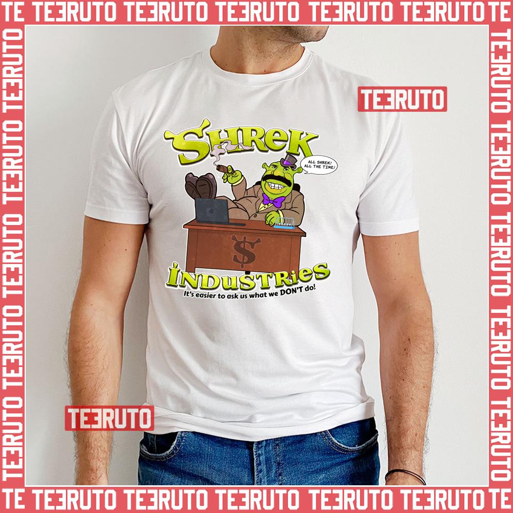 $hrek Industries Cartoon Art Shrek Unisex T-Shirt