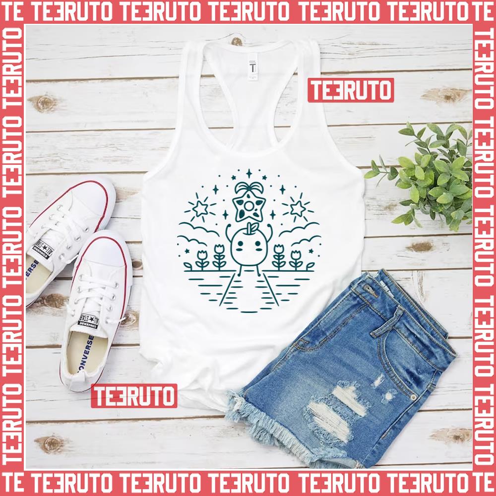 Minimalist Design Stardew Valley Junimo Unisex Tank Top