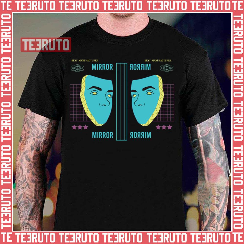 Mirror Aesthetic Design Black Mirror Unisex T-Shirt