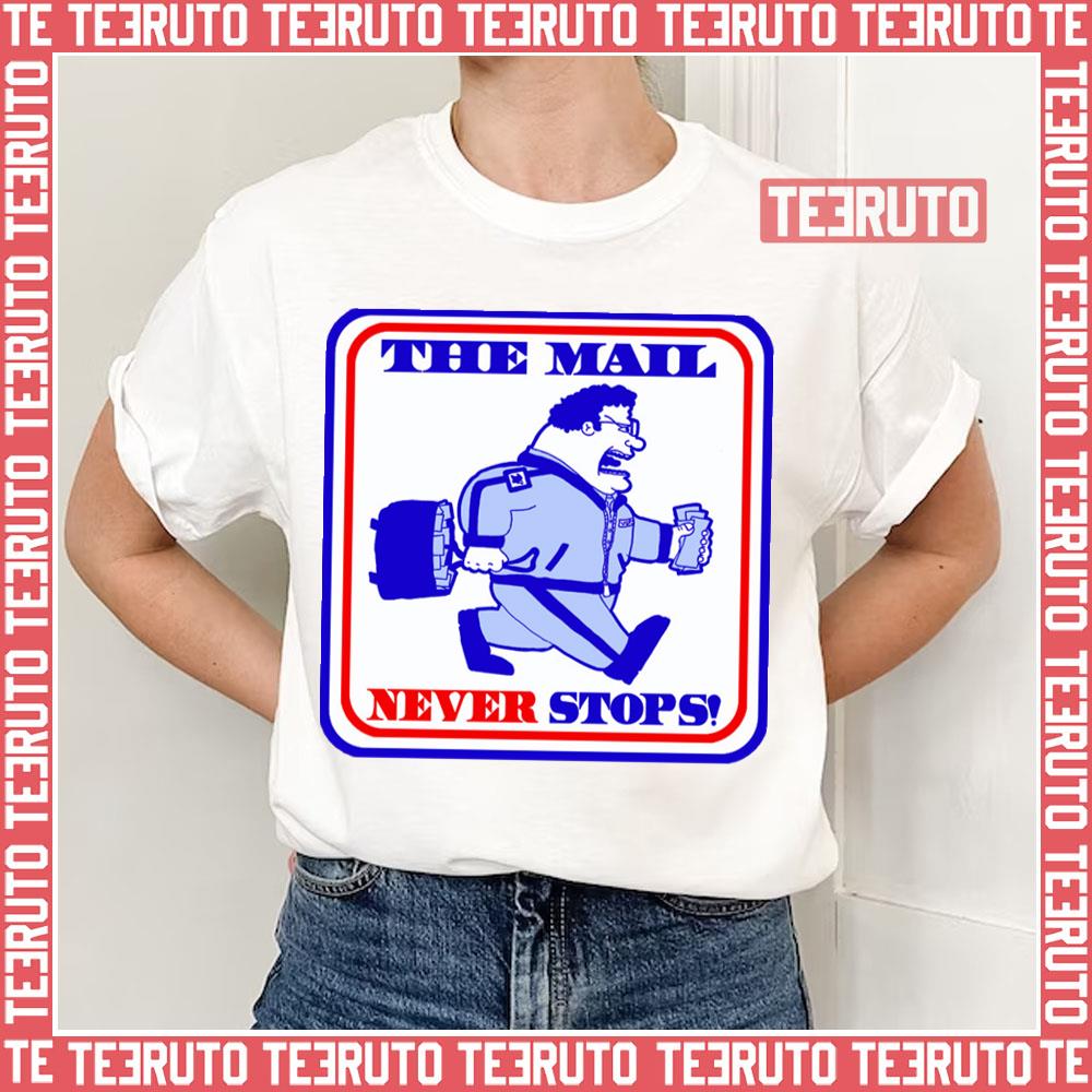 Never Stop Blue Newman Unisex T-Shirt