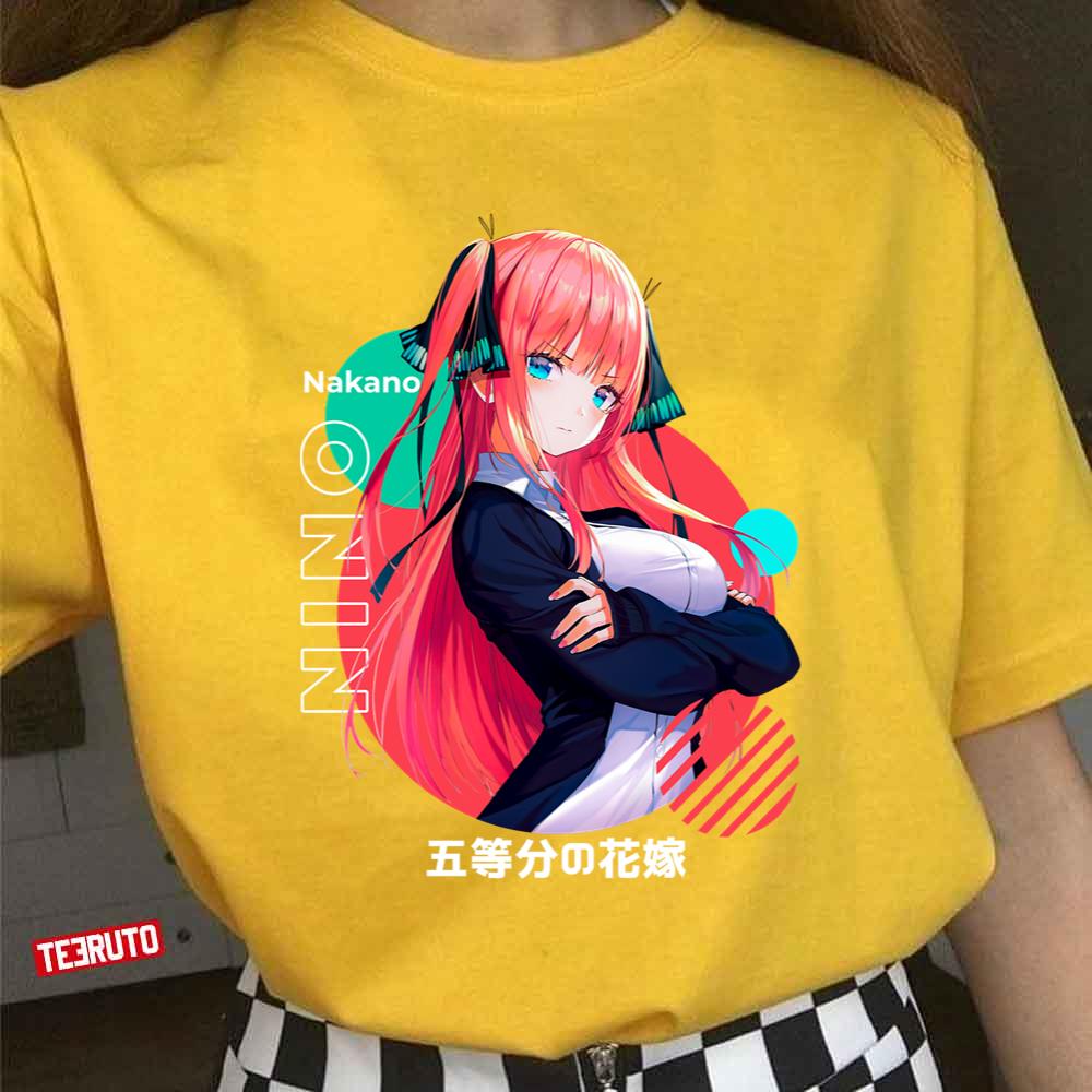Nino Nakano Anime Design 5 Toubun No Hanayome Unisex T-Shirt