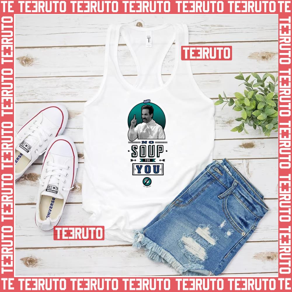 No Soup For You Graphic Seinfeld Unisex Tank Top