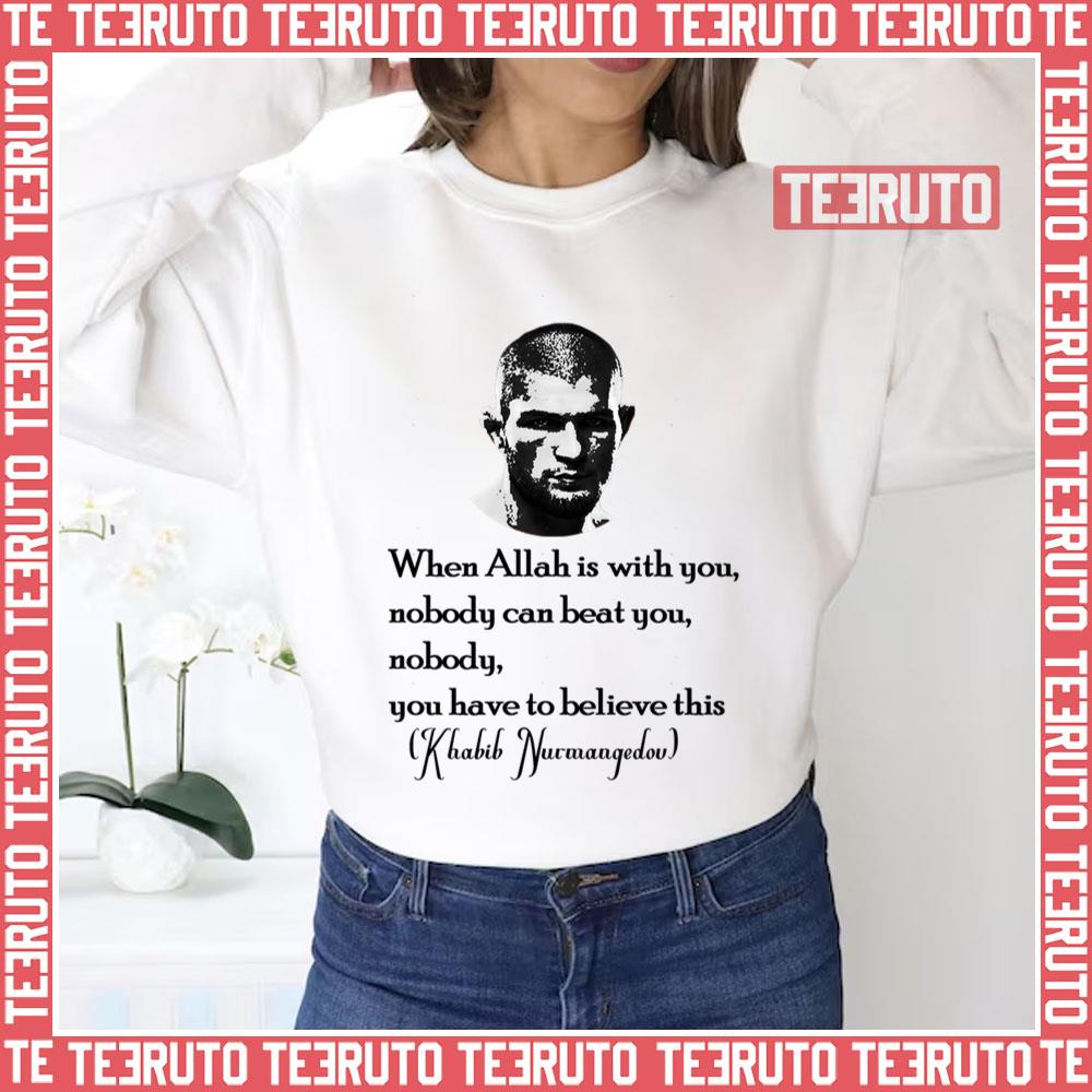 Nobody Can Beat You Khabib Nurmangedov Unisex Sweatshirt